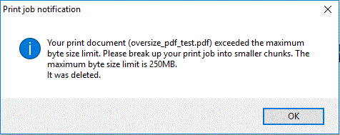 over 250mb page limit