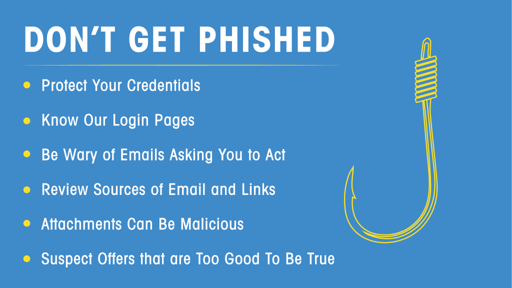 Don&#039;t Get Phished--attachments can be malicious, suspect offers that are too good to be true