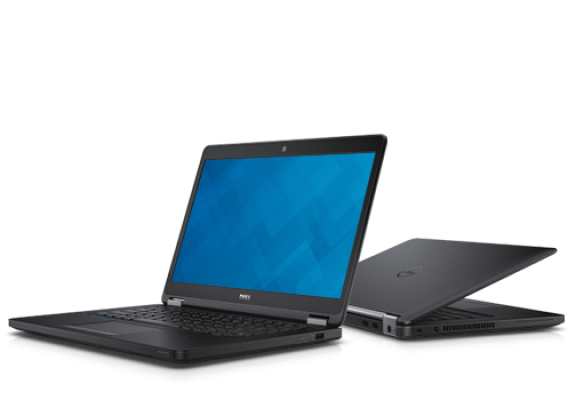 Front and back view of Dell Latitude E5450