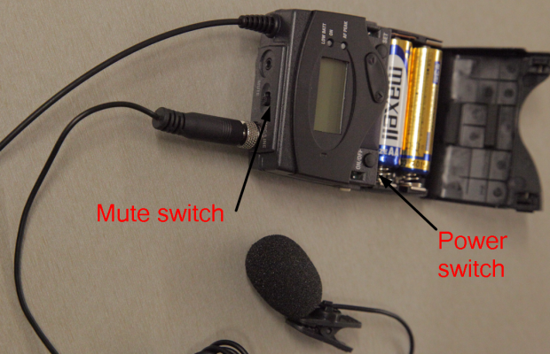 view of new wireless lapel mic sennheiser ew 300